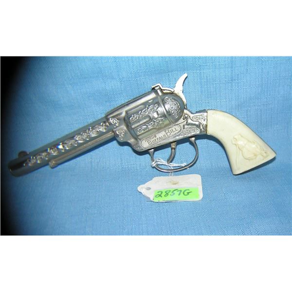 Vintage Buffalo Bill cast metal cap gun