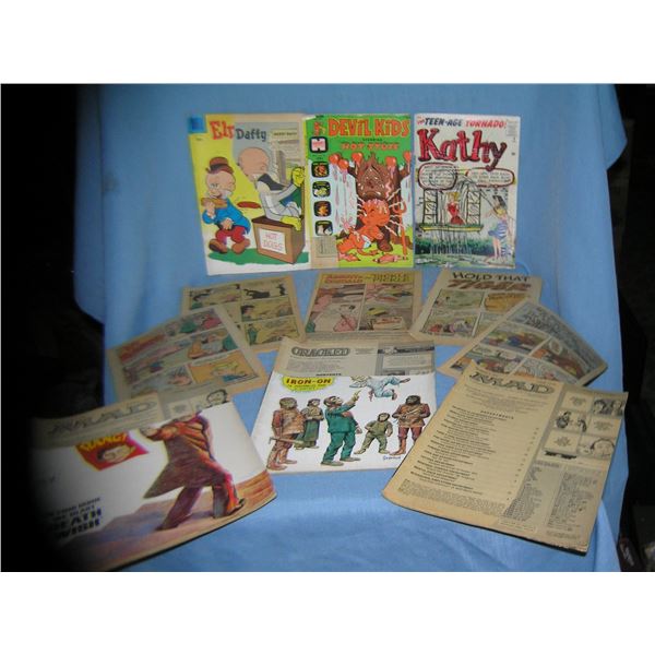 Group of vintage comic related comic books