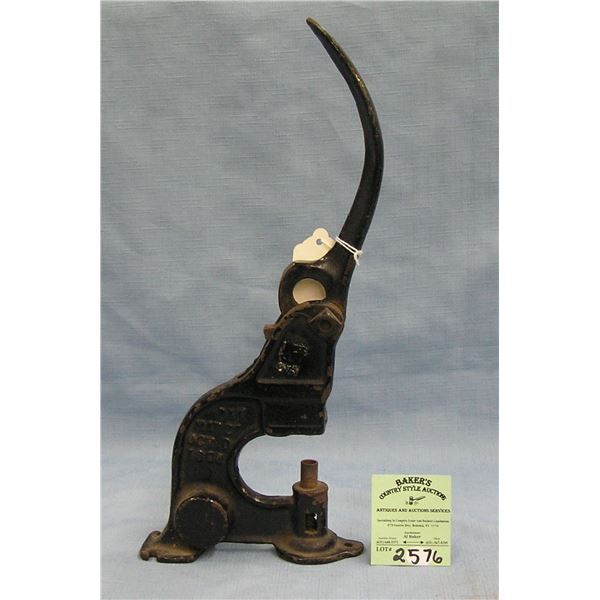 Antique cast iron pony brand desktop stamp