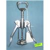 Image 1 : Italian made chrome mechanical cork screw