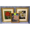 Image 1 : Group of three matted and framed prints