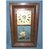 Image 1 : Antique reverse painted shelf clock