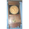 Image 1 : Great oak case regulator clock
