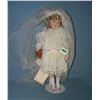 Playing bride porcelain bride doll