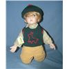 Image 1 : Porcelain boy doll with back pack and hat