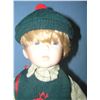 Image 3 : Porcelain boy doll with back pack and hat