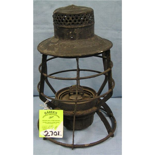 Antique police department lantern by Dressel