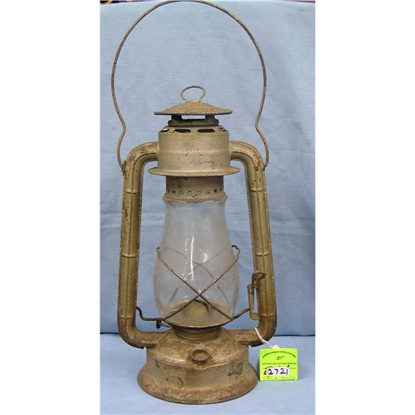 Antique Dietz of NY oil lantern globe