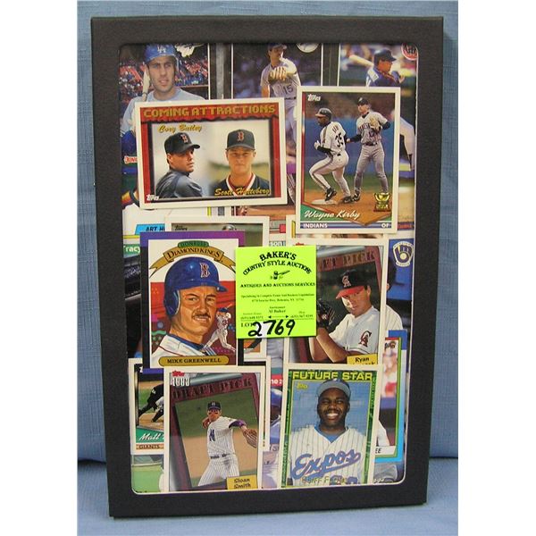 Collection of vintage all star rookie baseball cards