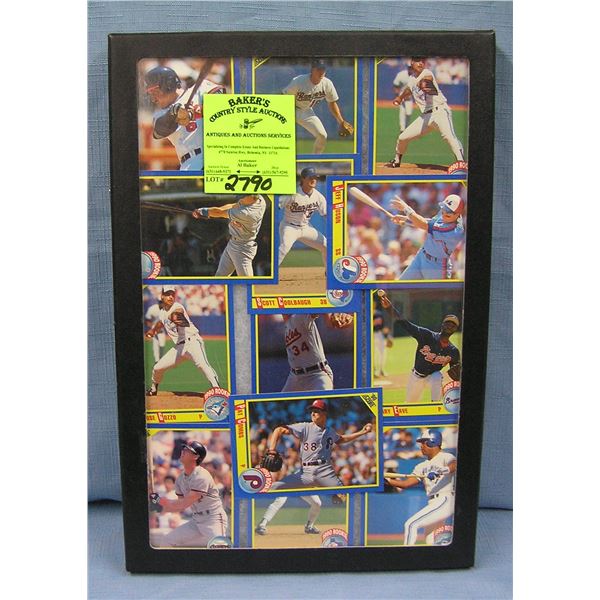 Collection of vintage all star baseball cards