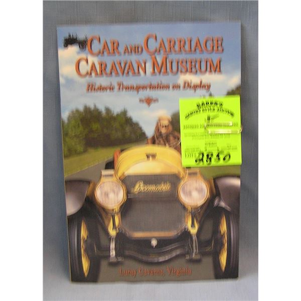 Vintage car and garage caravan museum book