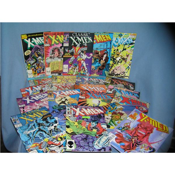 Large collection of vintage Xmen comic books