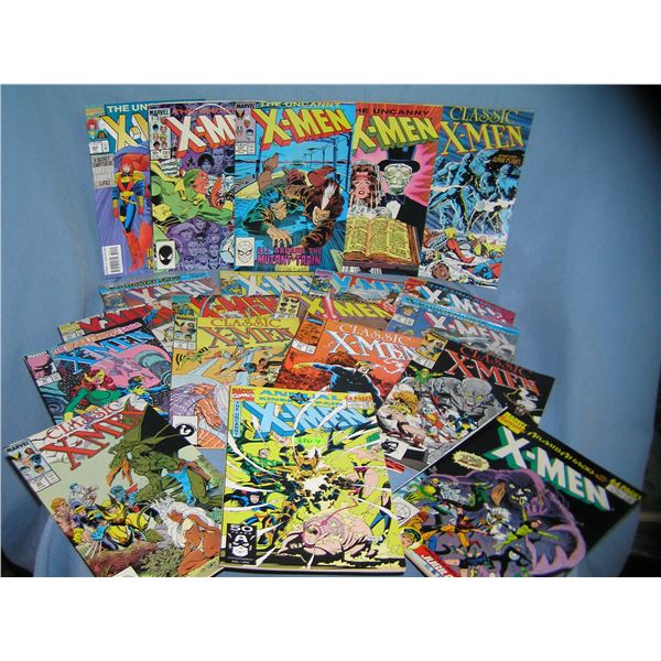 Large collection of vintage Xmen comic books