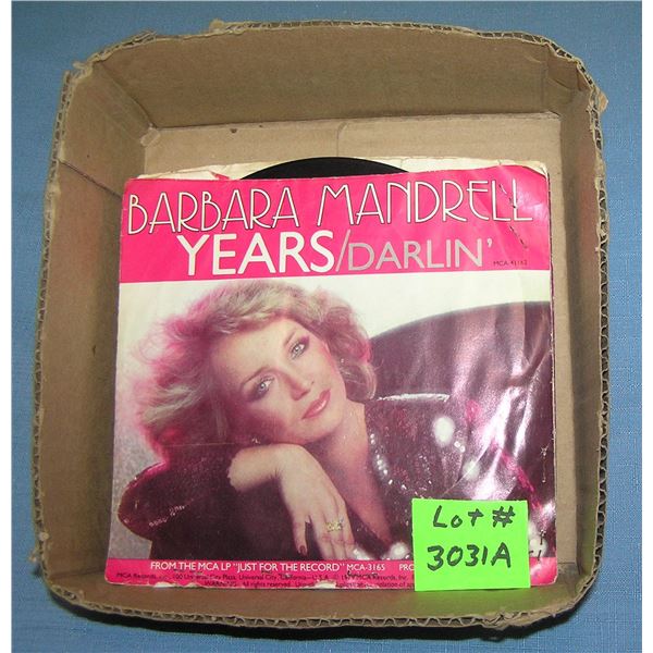 Mixed group of vintage 45 RPM records