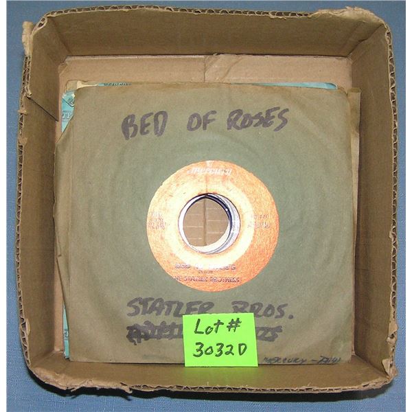 Mixed group of vintage 45 RPM records