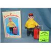 Image 1 : Great tin windup mechanical Little Traveler toy