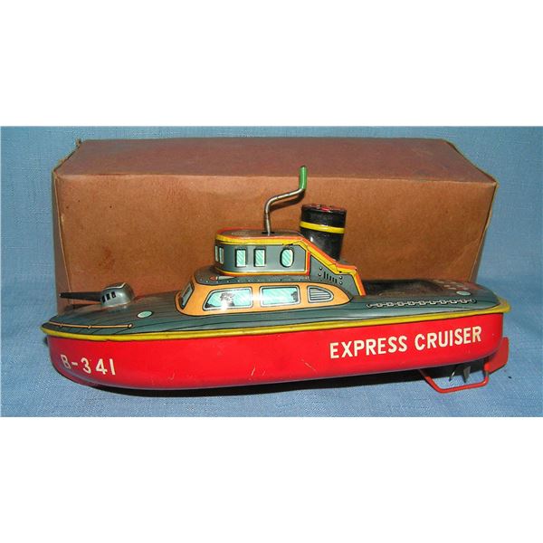Early wind up mechanical all tin B-341 express cruiser