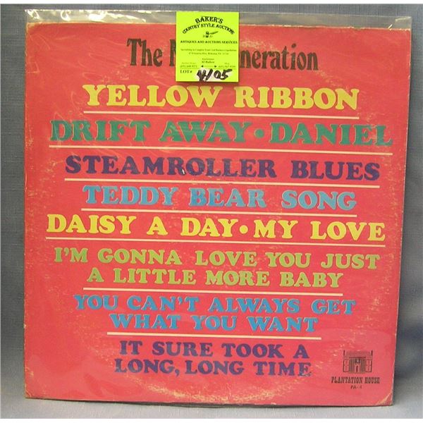 Vintage The New Generation record album