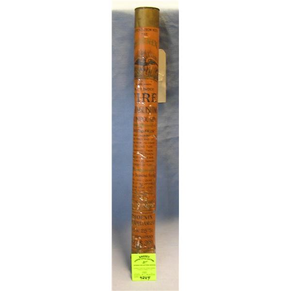 Phoenix antique fire extinguishing compound canister