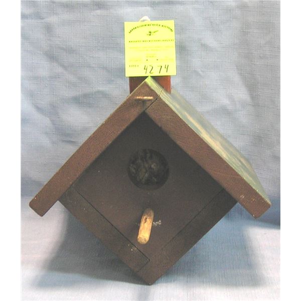 Antique bird house circa 1930s