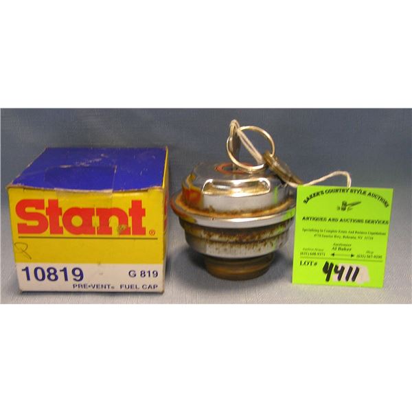 Modern gas cap lock with box