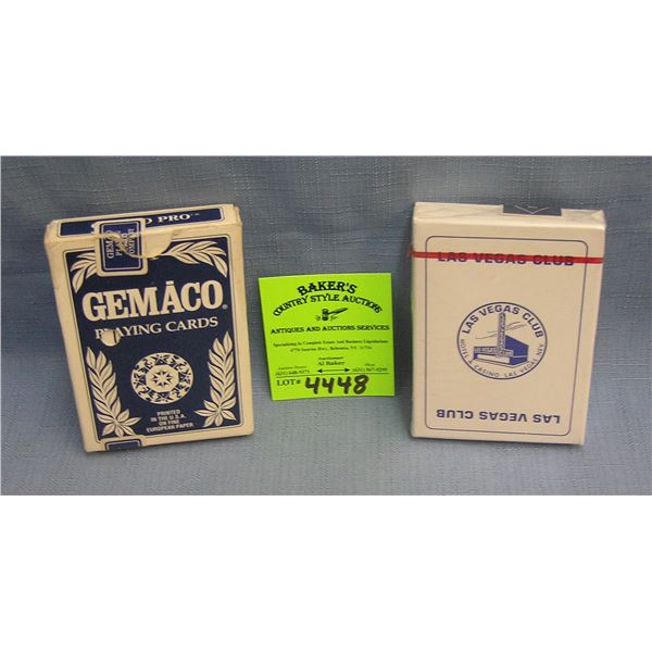 Pair of vintage decks of cards