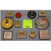 Image 1 : Vint.tape measures many w/ famous Co. names