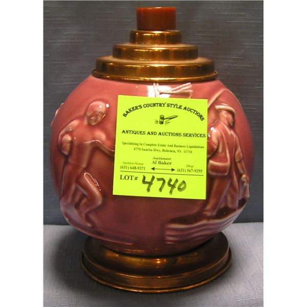 Early sports themed cigarette dispenser