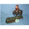 Image 1 : Always did spise a mule jockey over cast iron mechanical bank circa 1950s