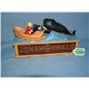 Image 1 : Jonah and the whale cast iron mechanical bank circa 1960s