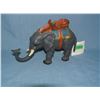 Image 1 : Elephant pull tail cast iron mechanical bank