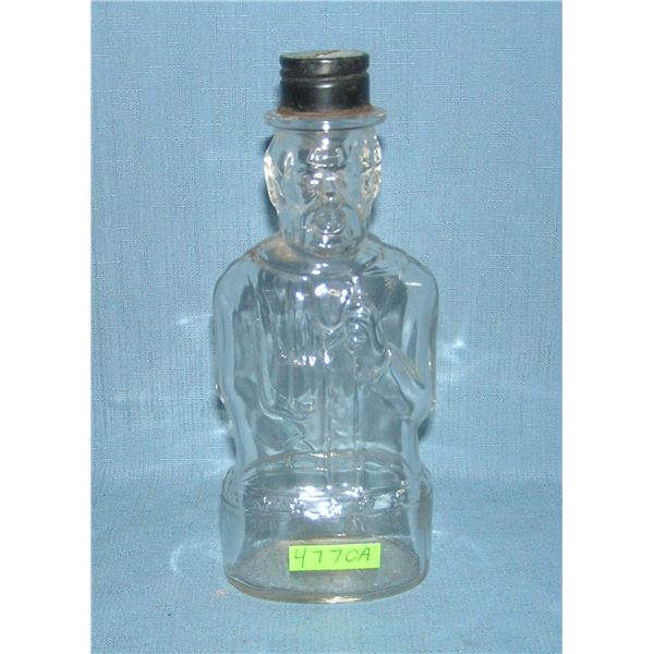 Early Abraham Lincoln glass bank