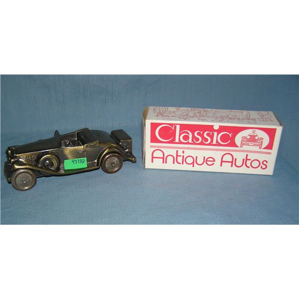 1930 Cadillac all cast metal car bank