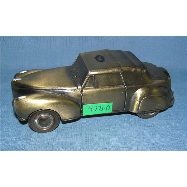 1941 Lincoln Continental all cast metal car bank