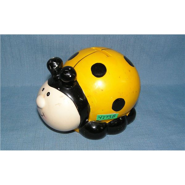 Lady Bug ceramic bank circa 1970s