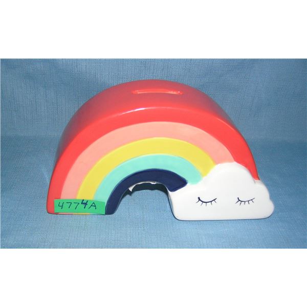 Porcelain rainbow bank