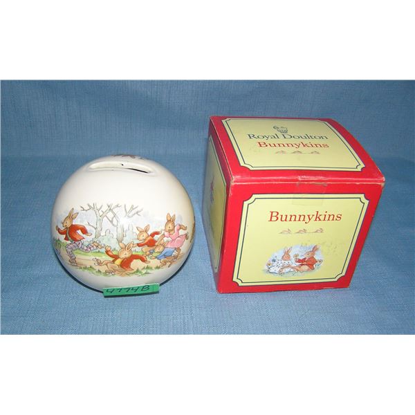 Royal Dalton Bunnykins porcelain bank