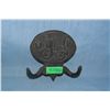 Image 1 : Union fire dept cast iron double coat hook