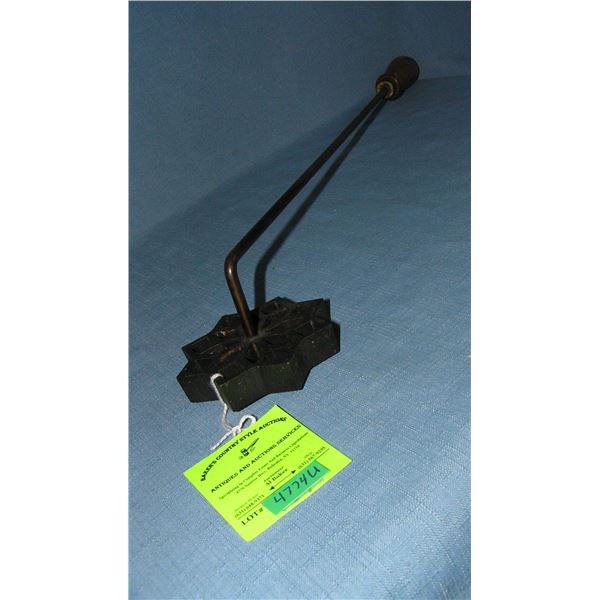 Early cast iron and steel pastry press early 1900s