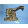 Image 1 : Great early lion head shaped cast iron notary seal
