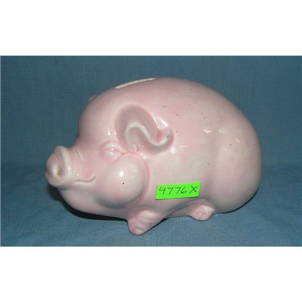 Porcelain pig bank