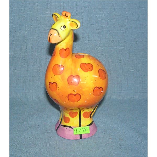 Porcelain girrafe bank