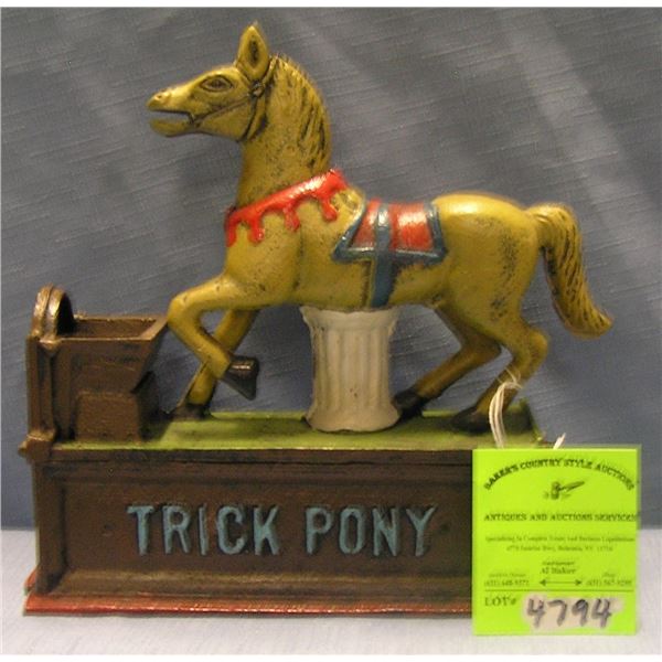 Trick Pony mechanical bank