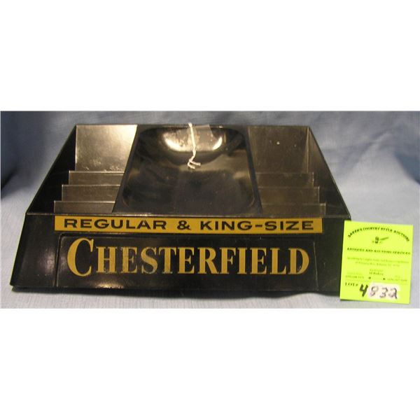 Chesterfield cigarettes advertising display piece