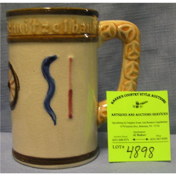 Vintage western themed decorated mug