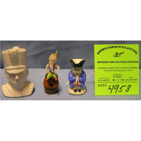 Group of three vintage figurines