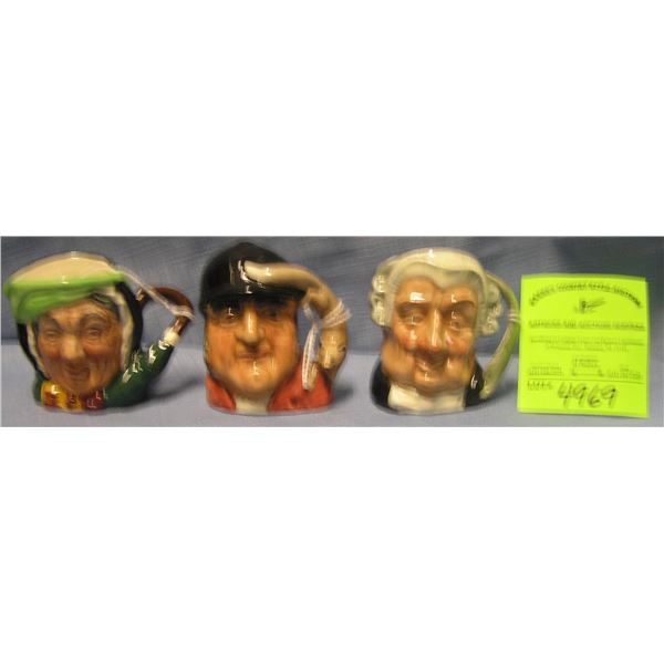 Vintage Royal Dalton character Toby mugs