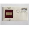 Image 1 : Steamboats Washington Gold Stamp Replica First Day Cover