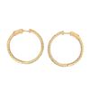 Image 3 : 2.20 ctw Diamond Hoop Earrings - 14KT Yellow Gold