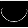 18KT White Gold 21.08 ctw Diamond Necklace